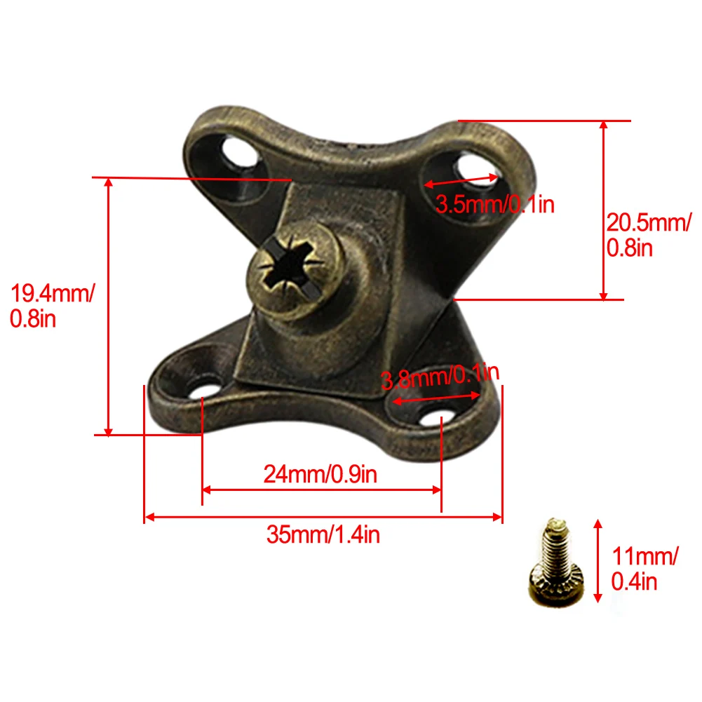 

20 шт. угловые соединители из цинкового сплава, утолщенный дизайн-бабочка для стабильного держателя перегородки и ремонта мебели