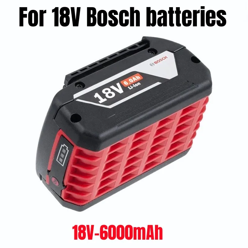 ของแท้ 100% เหมาะสําหรับ 18V Bosch 6.0Ah พลังงานแบตเตอรี่ GBA GBH GSR GSB BAT618 BAT609 BAT620 แบตเตอรี่สํารอง