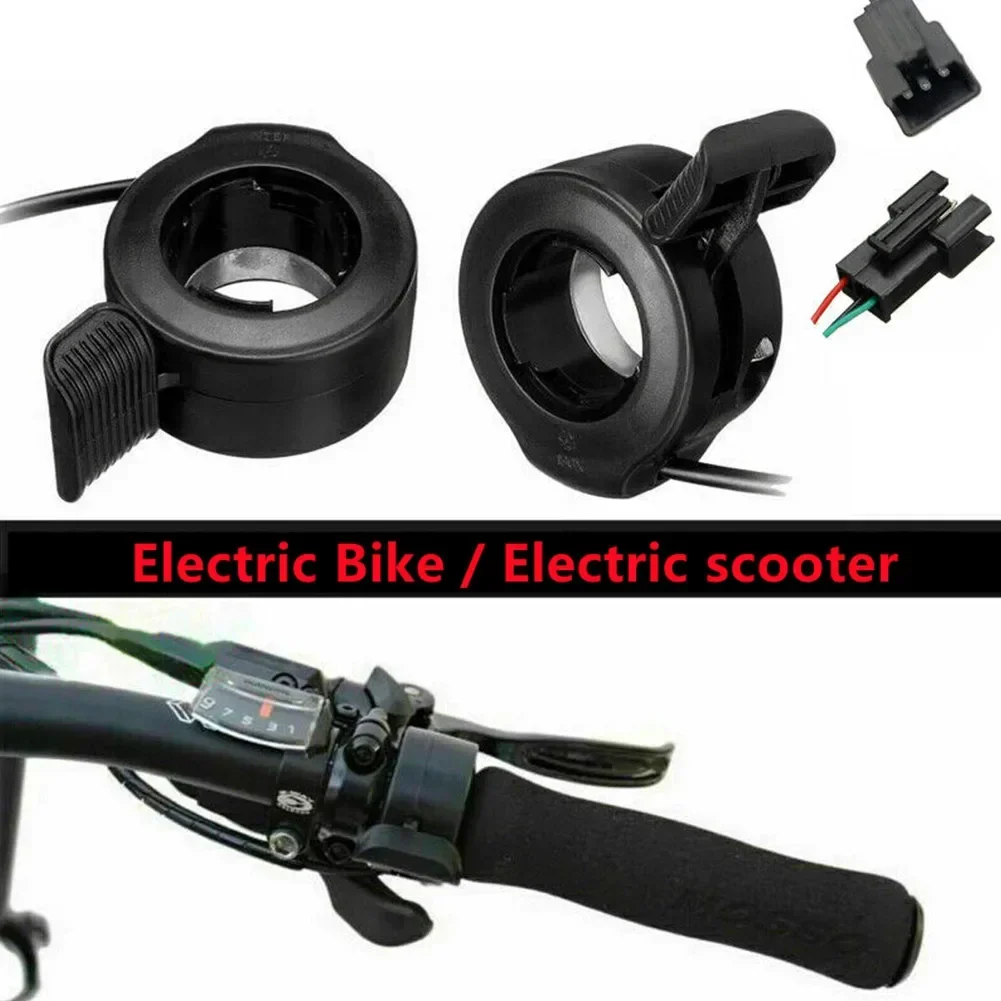 1pcs Brand New Thumb Throttle Trigger Throttle Black Ebike Electric Bike Electric Scooter Left Right Replacement