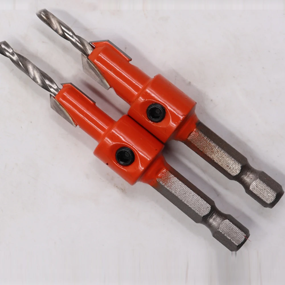 Countersink Drill Bit Set Carpentry Tools Countersunk Counter Sink Bit For Woodworking Hex Shank Wood Counterbore Drill