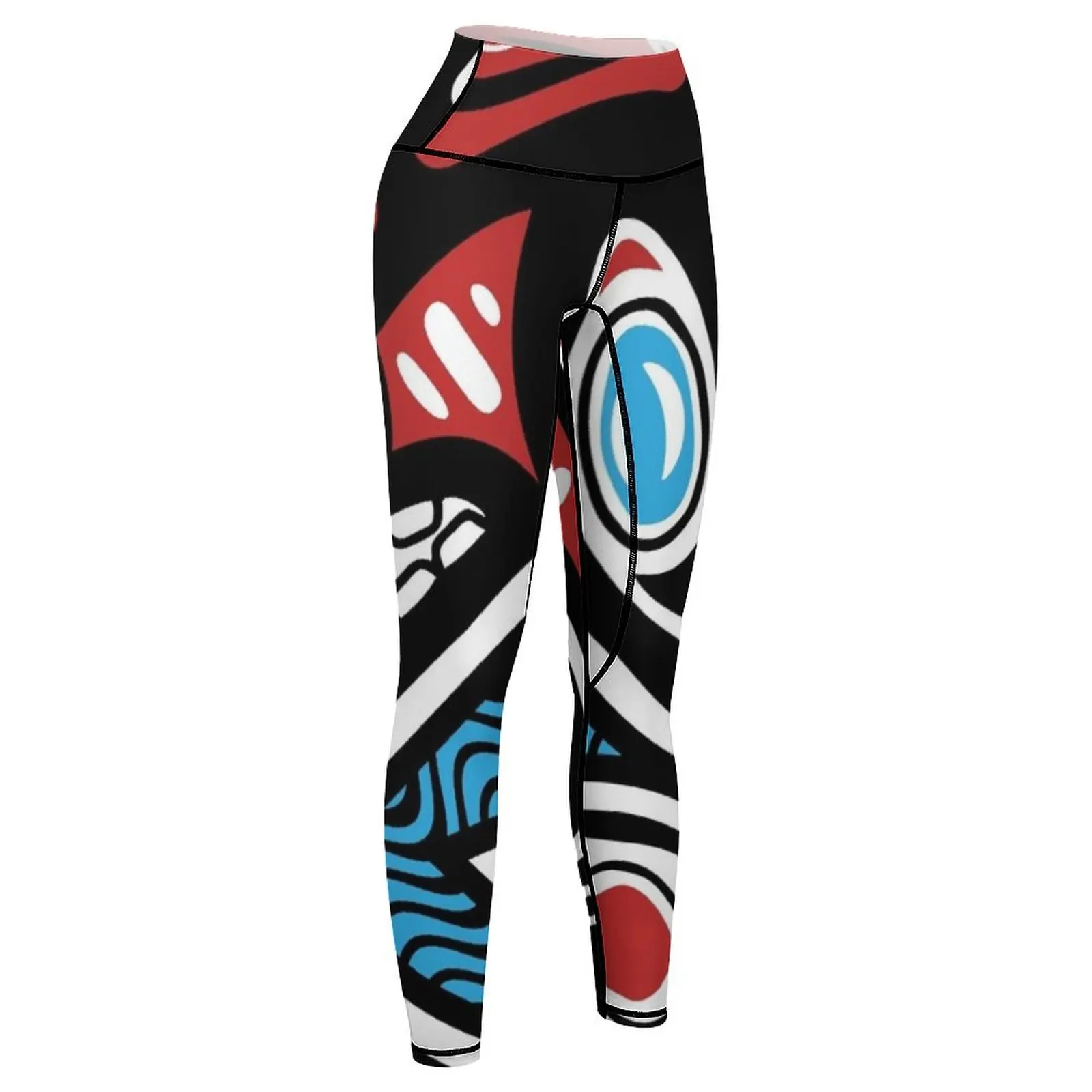 Orca Shamanic Animal Emblem Leggings Clothing fitness push up legging Jogger pants Sports female Womens Leggings