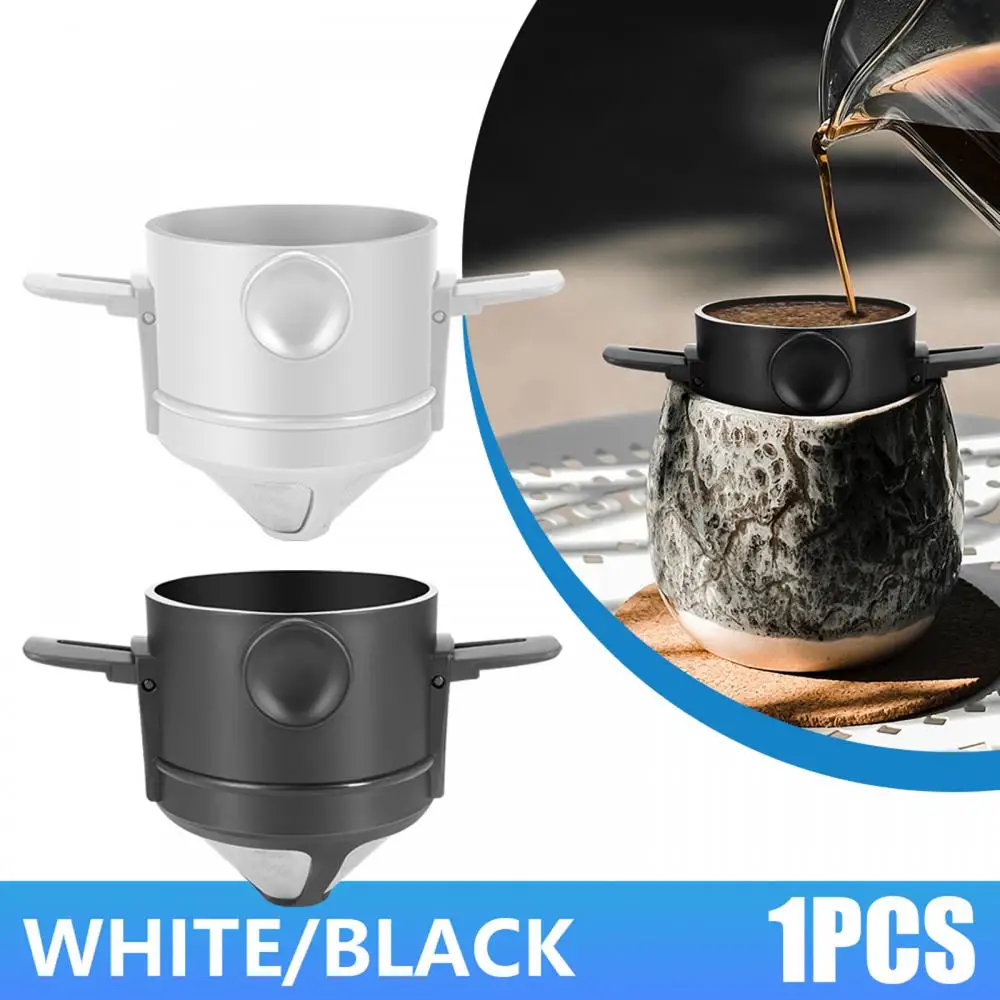 1~10PCS Home Coffee Filter Portable Stainless Steel Drip Coffee Tea Holder Funnel Basket Reusable Tea Pot Holder Coffee