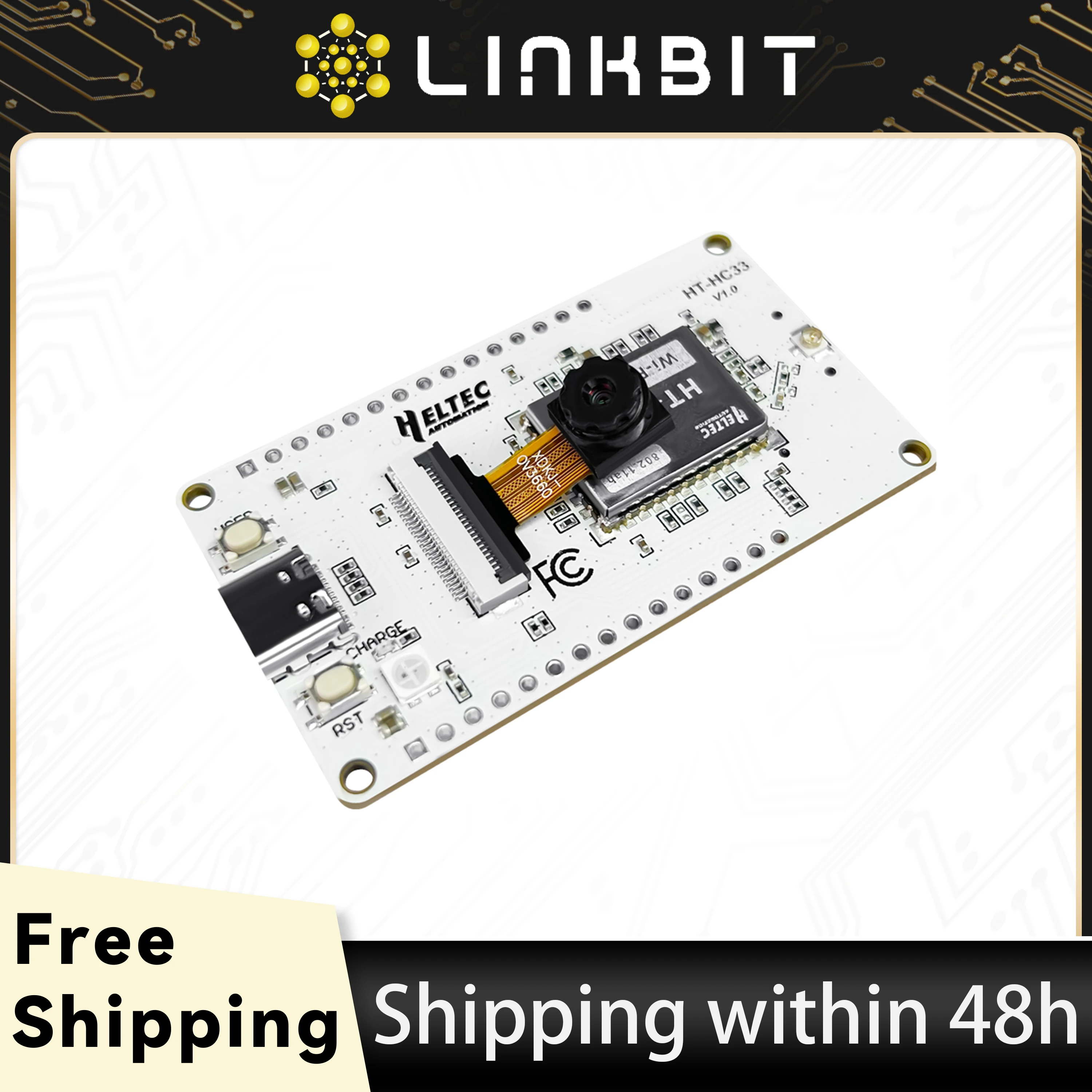 

Heltec Wi-Fi HaLow HT HC33 ESP32 Camera Set Dual Band 24GHz Sub 1GHz MESH Wi-Fi Bluetooth Gateway Long Range Wireless Access IoT
