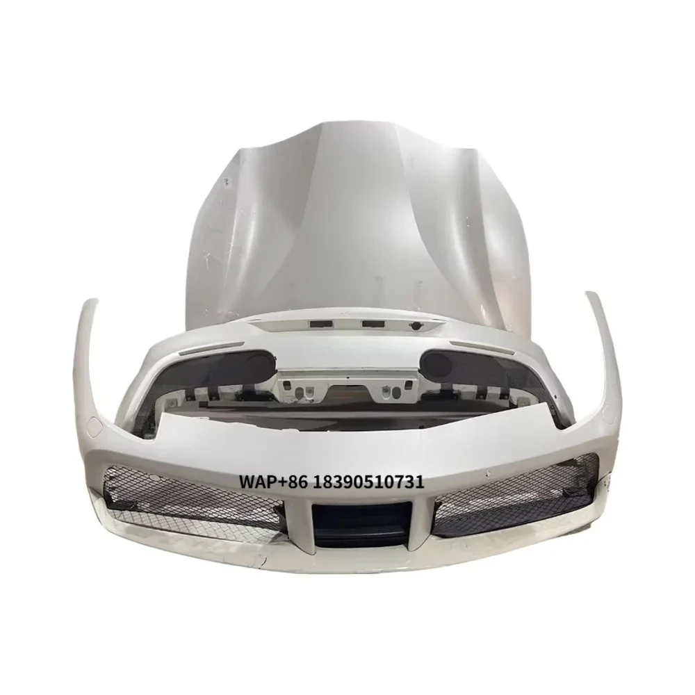 

Fer Rari 488 458 GTB Car Body Kits Front & Rear Bumpers Engine Cover & Side Skirts in Metal Material