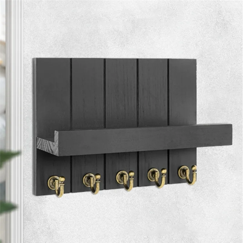 RMWIN-مفتاح تخزين هوك الحائط مفتاح حامل حقيبة يد منزلية قبعة تخزين شماعات تخزين المنزل السنانير رفوف تخزين المنزل