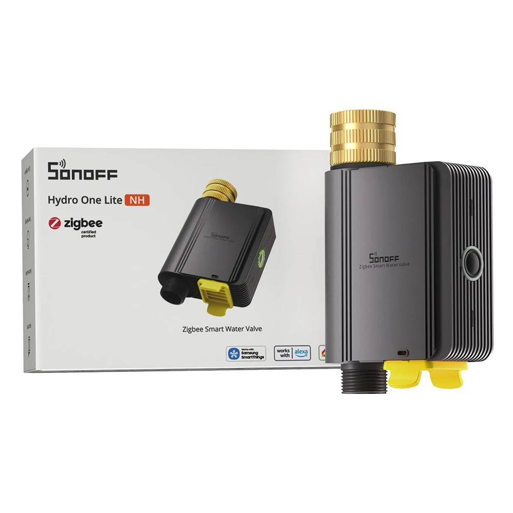 SONOFF Hydro ONE Zigbee Smart Water Valve With Flow Meter, Bluetooth Control, IP55 waterproof, Require SONOFF Zigbee Gateway