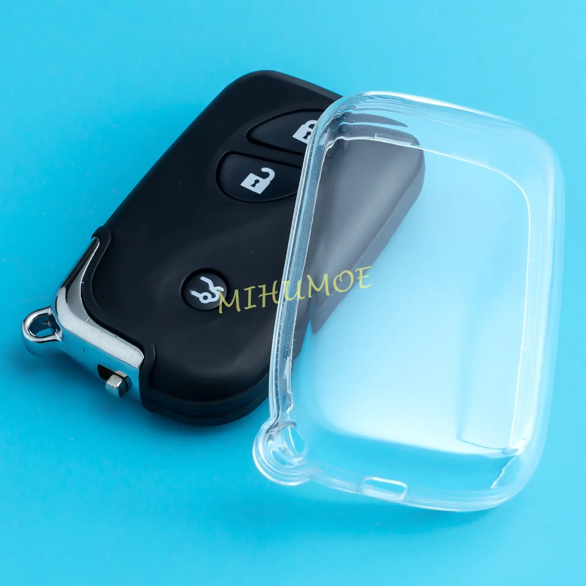 Transparent Clear Key Fob Cover Case Holder For Lexus IS ES LS GS RX GX LX CT HS 200h 250 330 350 450h 460 570 600h