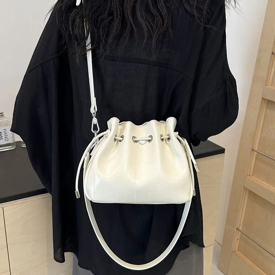 حقيبة كروس عصرية للعمل الثقيلة - حقيبة كتف أنيقة ومتعددة الاستخدامات، حقيبة دلو متعددة الاستخدامات #4