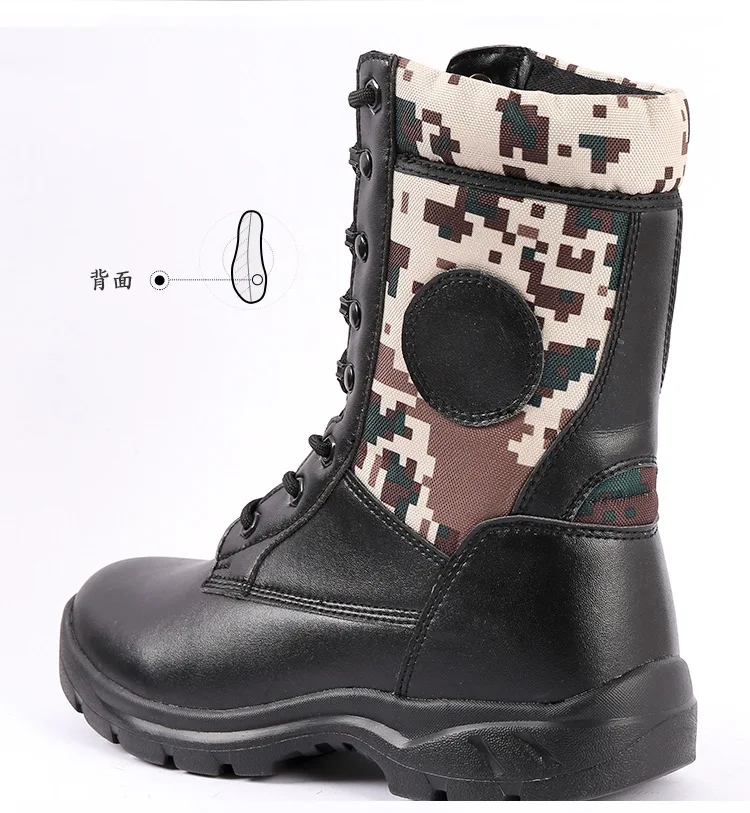 Botas de combate de camuflaje de alta calidad para hombre, botas tácticas transpirables, ligeras y cómodas, para aventuras al aire libre