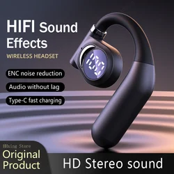 Wireless Bluetooth Headphones Bone Conduction Earphones With Microphone Handsfree Noise Canceling Headset For Driving Audifonos