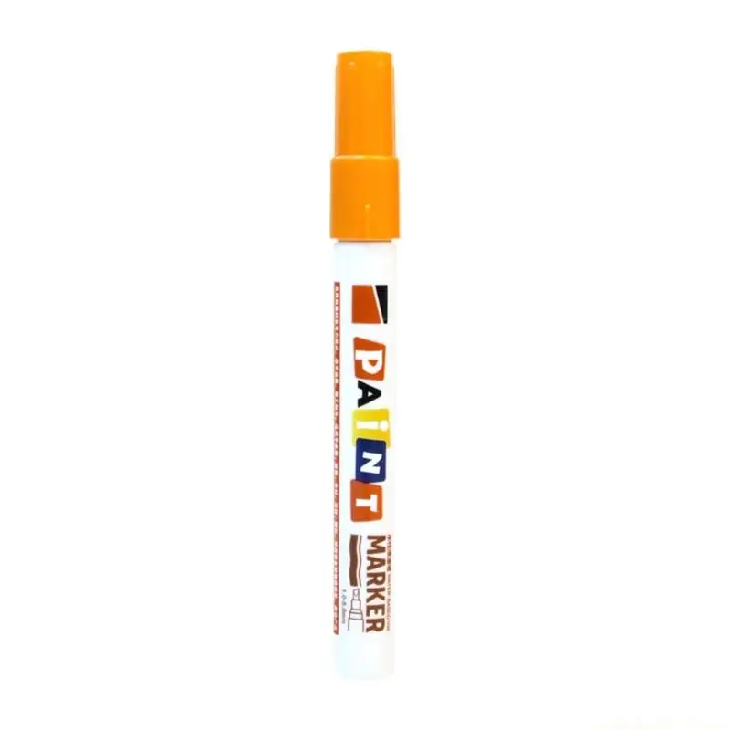 Multiple Surfaces Marking Pen Heat Resistant For Industrial Rubber Glass Metal Oily Paint Marker With Ergonomic Design