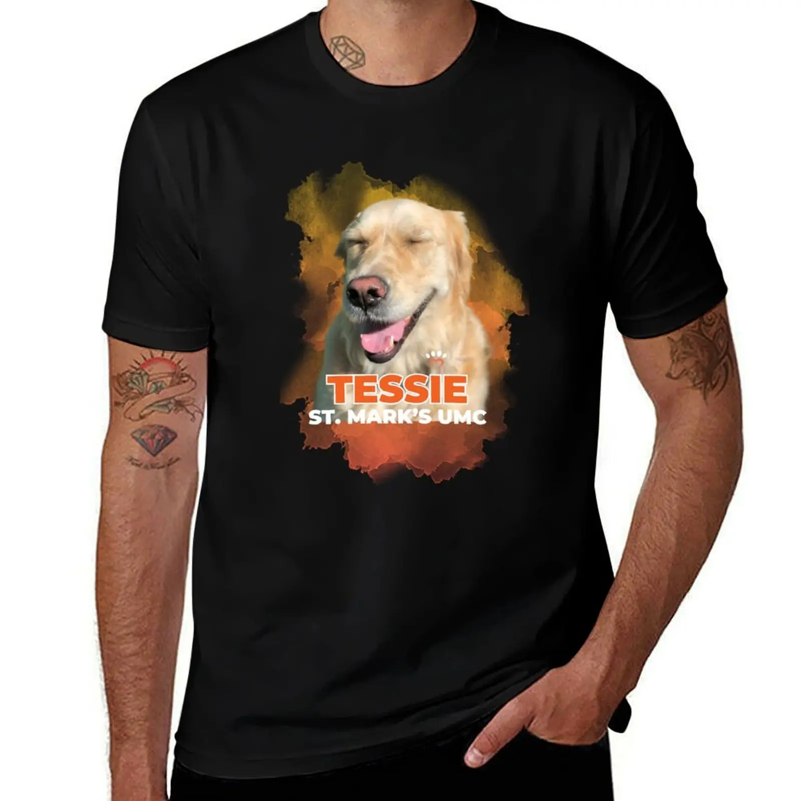 

Happy dog! T-Shirt Minimal Art Print T-Shirt