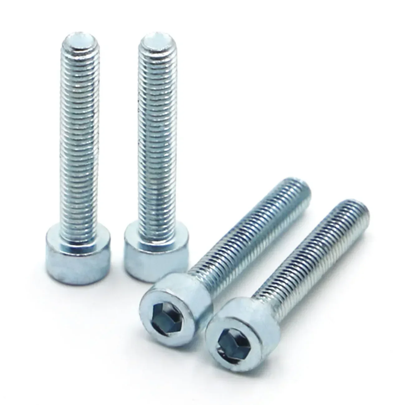 

M3 M4 M5 M6 M8 M10 Zinc-plated 8.8 Grade Steel Hexagon Hex Socket Cap Head Screw Bolts