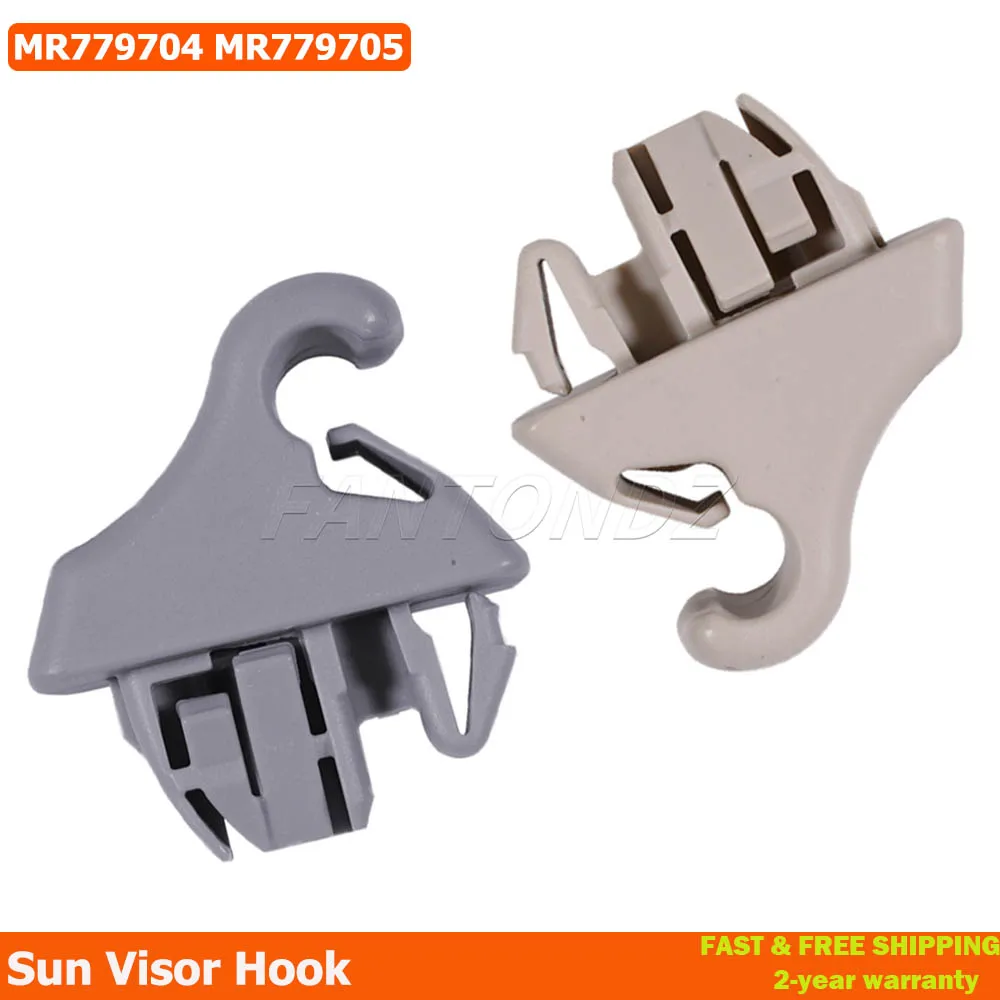 Sun Visor Hook Holder Clip MR779704 MR779705 For Mitsubishi Montero MK3 Pajero 2000-2006 Sunvisor Hanger Hook