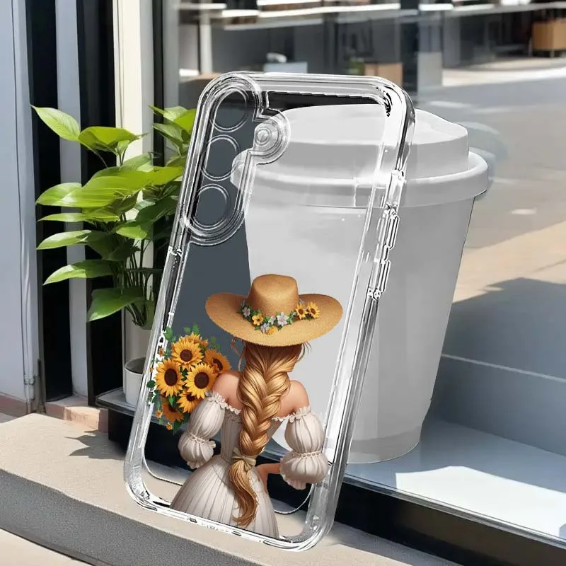 

Artistic Fashion Women For Samsung Galaxy A73 A72 A71 A55 A54 A53 A52 A51 A33 A25 A22 A15 A14 A05 TPU Transparent Phone Case