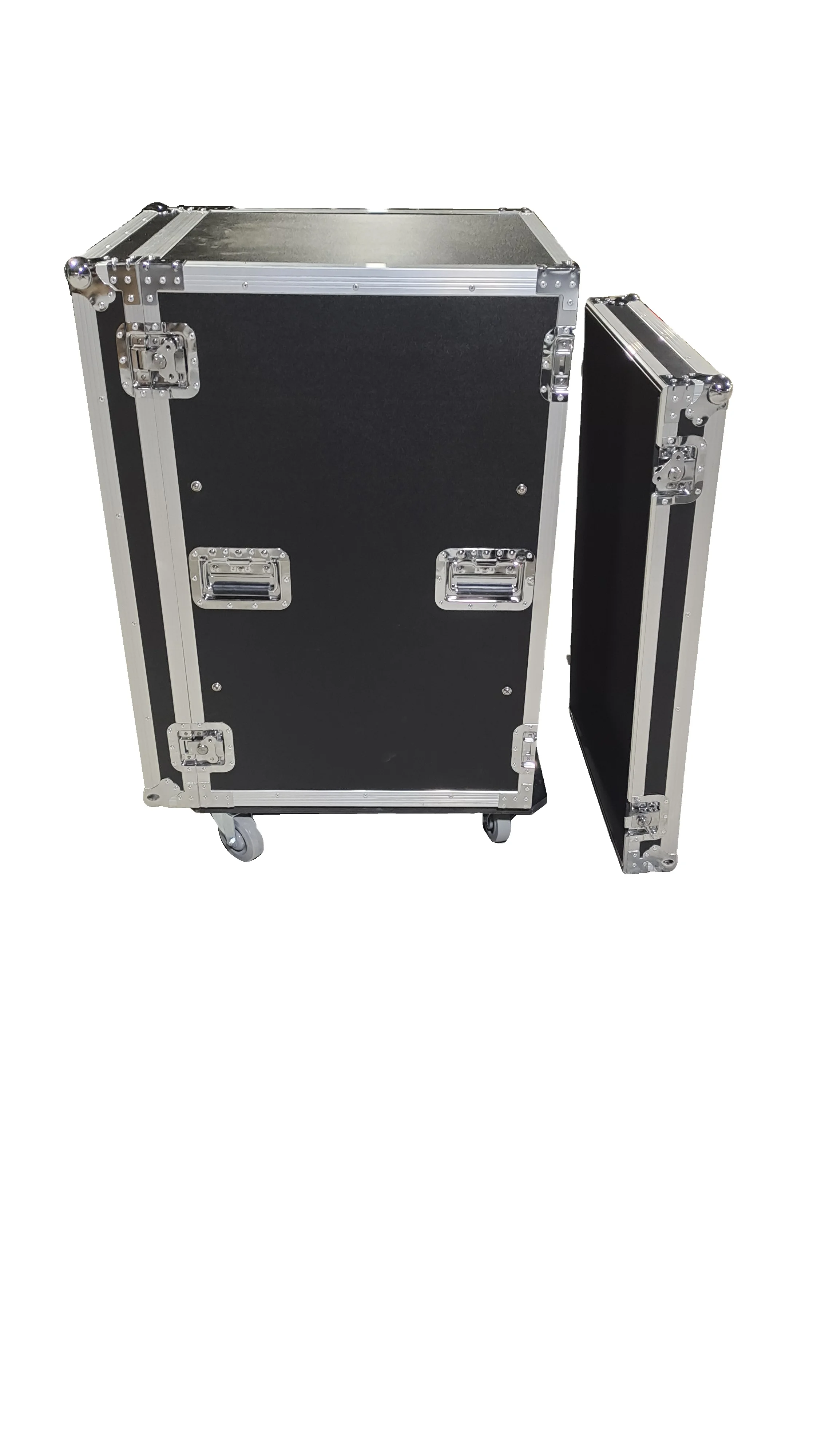 Large Capacity Road Waterproof 16U Amp Flight Rack Case with Wheel