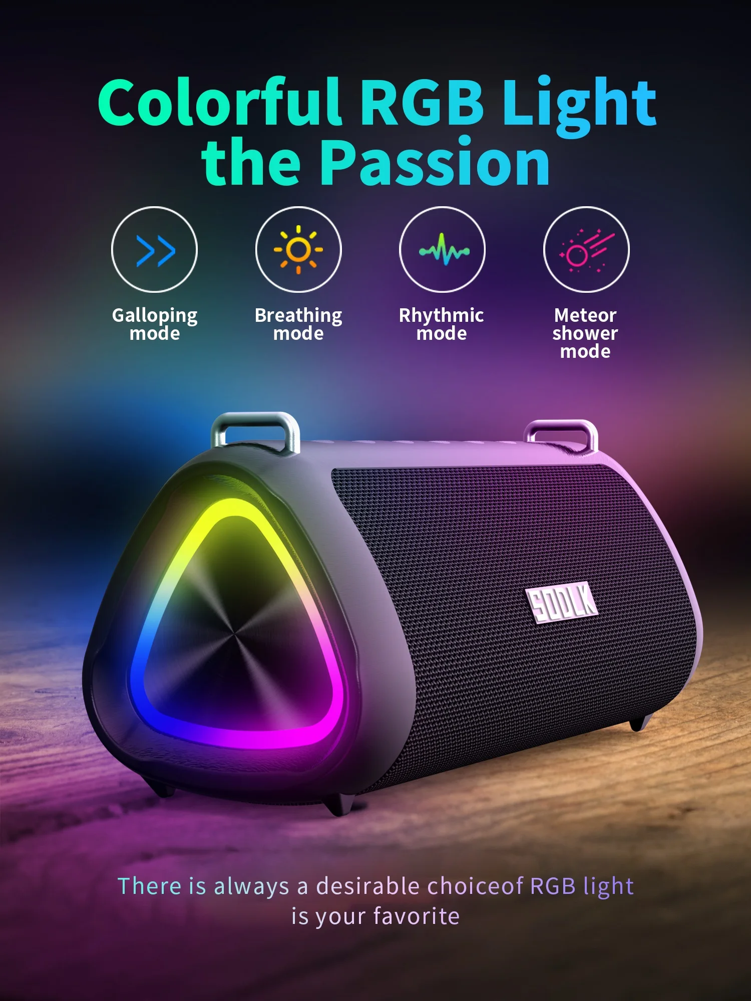 SODLK T18 Portable Bluetooth Speaker 160W High Power Outdoor IPX7 Waterproof Speaker Home Karaoke Stereo 3D Surround Subwoofer