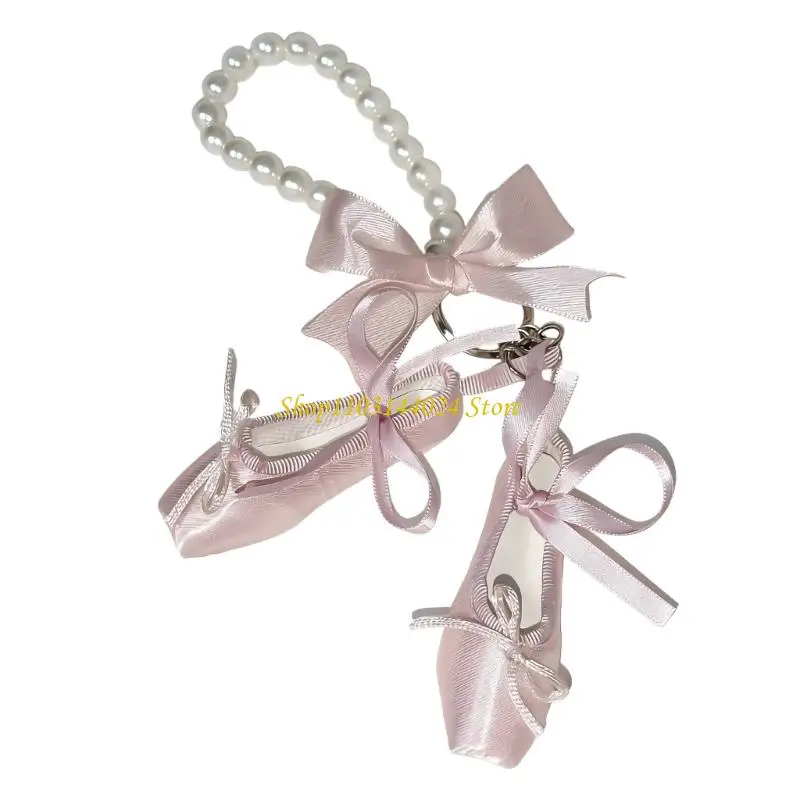 N5KE Trendy Phone Lanyard for Students Professionals Ballet Shoes Inspired Design