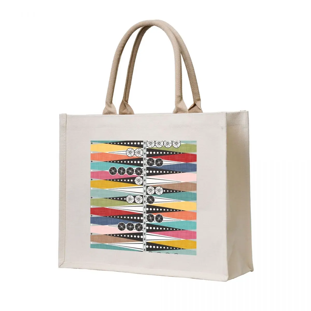 

Mid Century Modern ~ Atomic Age Backgammon Tote Bag Women bags cute tote bag Reusable bags reusable grocery bags
