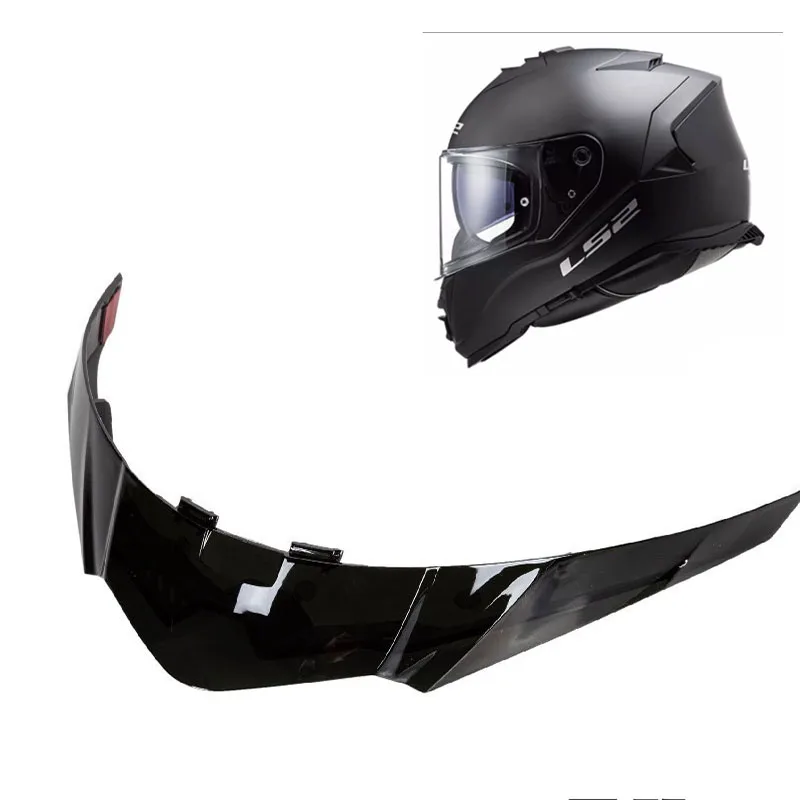 

Хвостовое крыло шлема для LS2 FF802, хвост шлема, графитовый черный, красный и синий плавники, детали и аксессуары для шлема