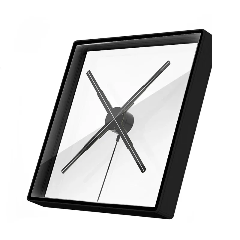 Naked eye 3d holographic fan projec or aluminum alloy frame advertis ng machine three-dimensional aerial