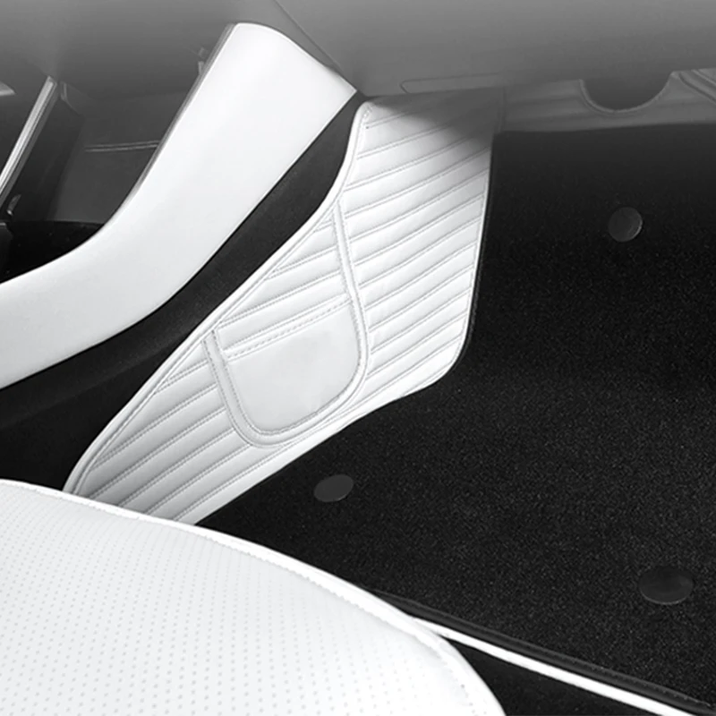 For Tesla New Model Y Juniper 2025 2026 Left Hand Drive Custom Fit Car Accessories Floor Mat Interior ECO Material Leather