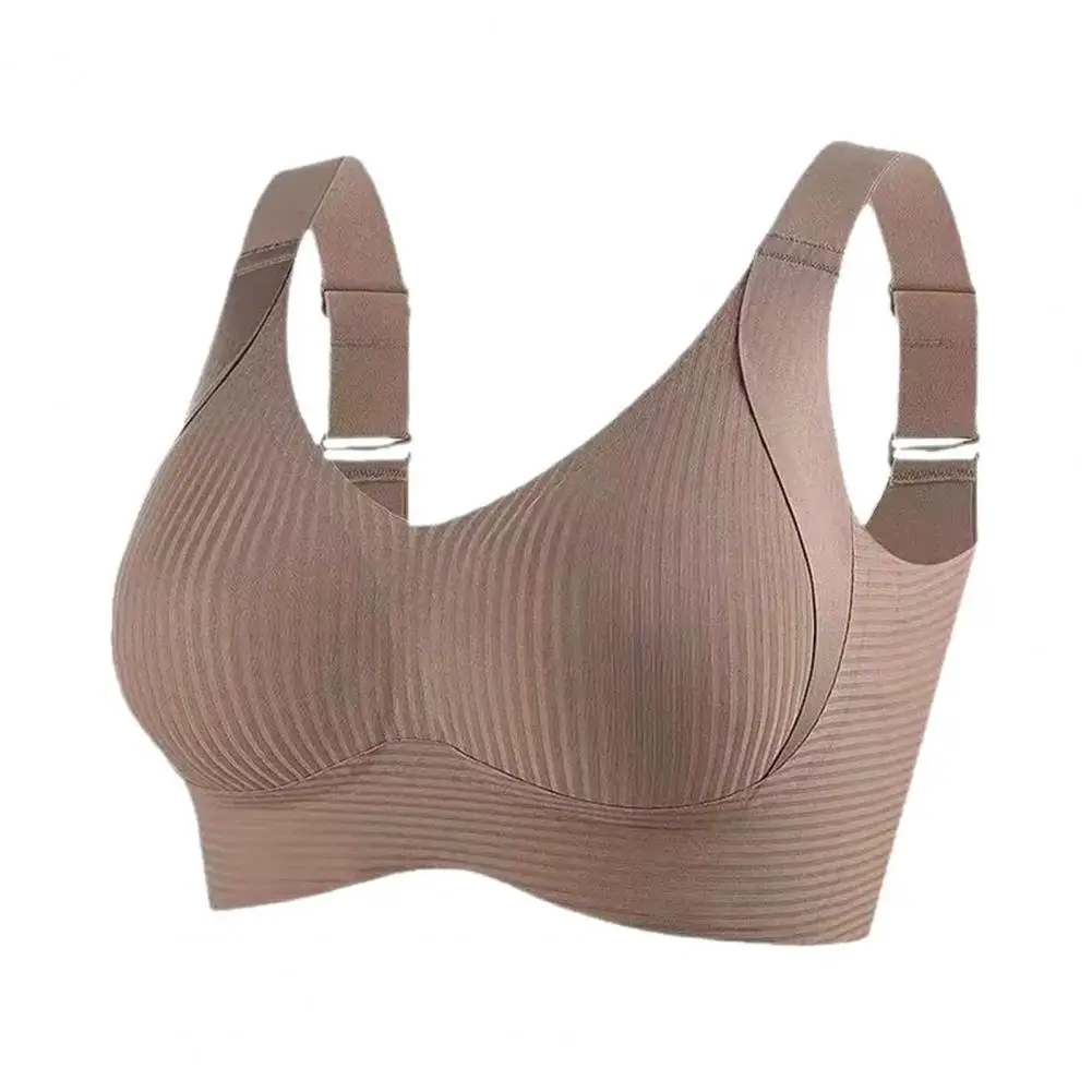 Women Push-up Bra Comfortable Bras Women Push-up Bra Wide Strap Wireless Bralette Full Coverage Supportive T-shirt Bra