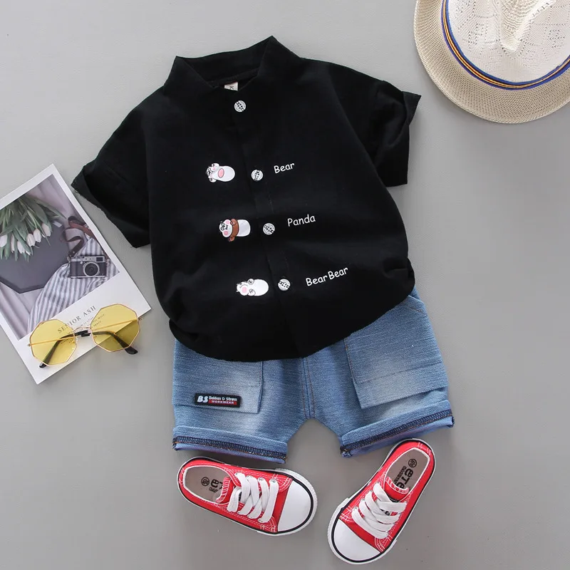 

Summer Baby Clothes Suit Children Boys Fashion Shirt Shorts 2Pcs/sets Toddler Casual Clothing Infant Kids Tracksuits suit sets