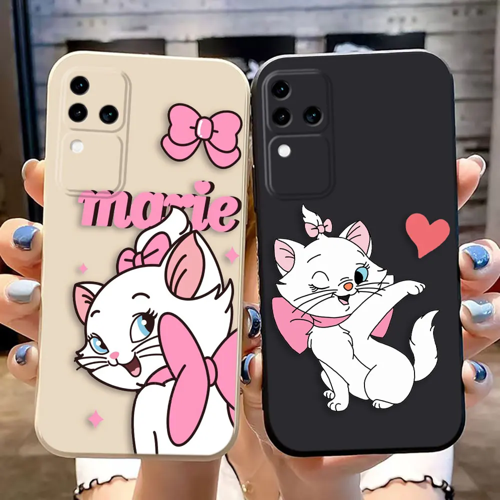 The Aristocats Marie Cat Cover Phone Case For VIVO S1 S16 V15 V17 V20 V20ES V21 V23E V25 V27 V27E V29 V29E V30 V30E PRO PV23 5G