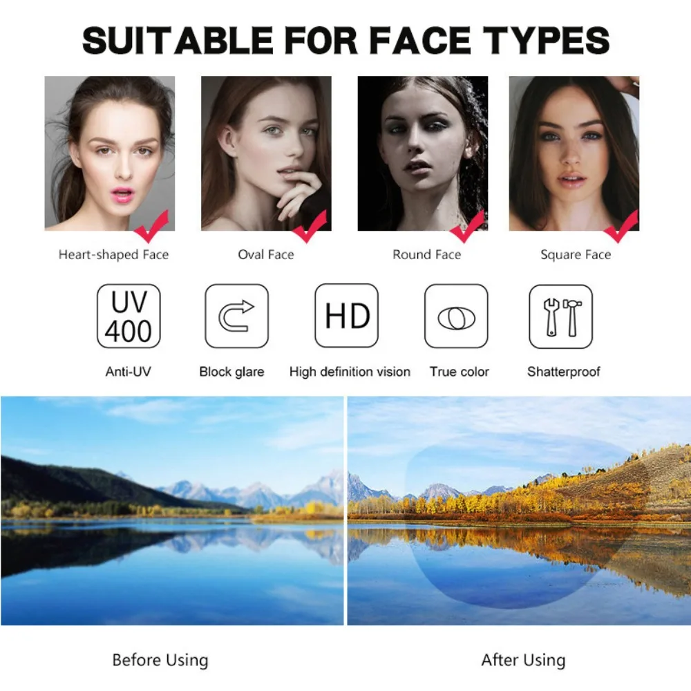 إطار كبير غير النظامية مربع النظارات الشمسية UV400 شعاع مزدوج واسعة الساقين نظارات شمسية ليوبارد طباعة الشرير الرجعية الاتجاه نظارات Selfie