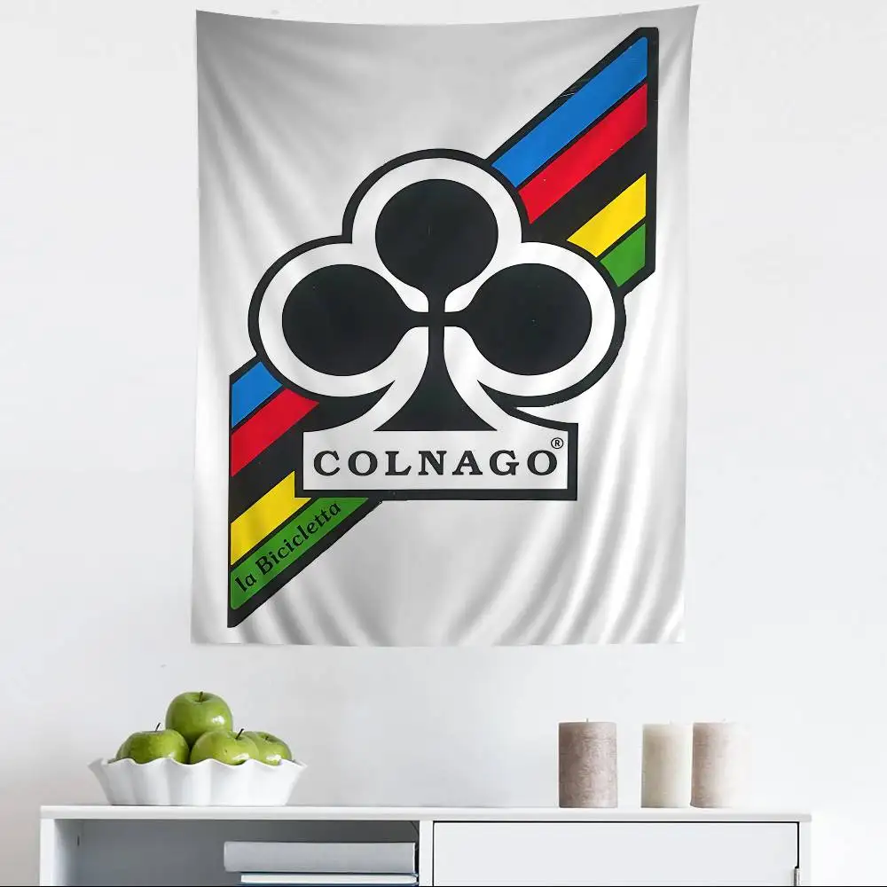 Fashion Cyclings C-Colnagos Cartoon Tapestry Art Science Fiction Room Home Decor Wall Hanging Home Decor