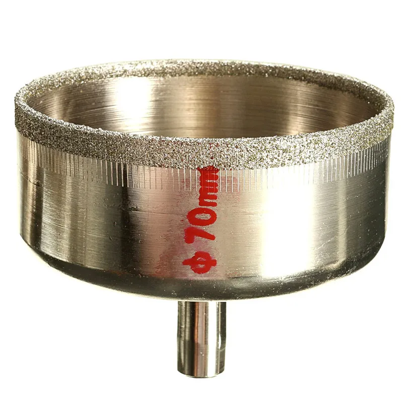 7 Pz/set 10-100mm Metallo Punta da trapano diamantata Piastrelle Marmo Granito Vetro Ceramica Nucleo Foro Sega Perno Punta da trapano Apri Strumento di Taglio