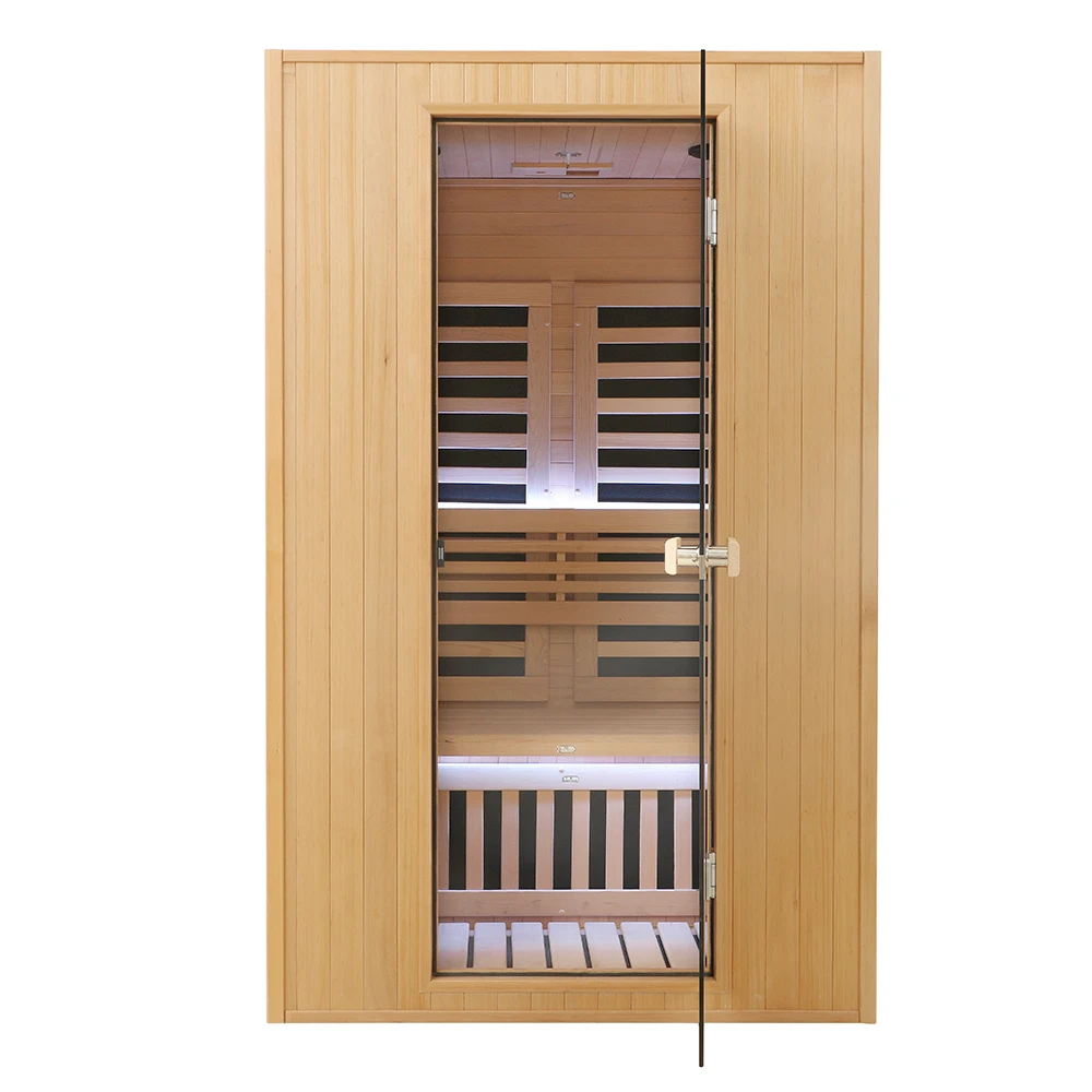 High Quality Wood Fir Sauna Steam Room Far Infrared Indoor Sauna Rooms Wooden