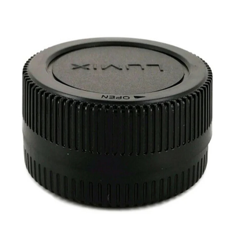 2 PCS Rear Lens Cover+Camera Body Cap Anti-dust Protection ABS Plastic Black for Panasonic Olympus Lumix M4/3 M43 MFT GH3 GH4