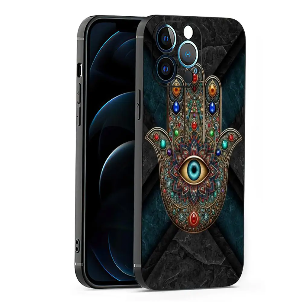 Kreative und personalisierte Handyhülle passend für iPhone 17, 16, 15, 14, 13, 12, 11, Pro/Max/Plus, Anti-Drop, mattschwarze Softshell