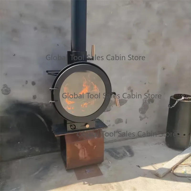 

Wall-mounted Fireplace Cast Iron Fireplace Indoor Heating Wood Burning Fireplace