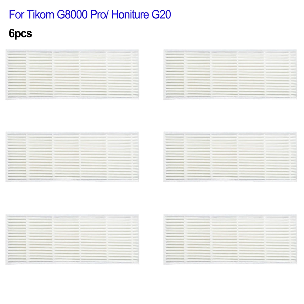 

2/6/10 Pcs Filters For Tikom G8000 Pro/ Honiture G20 Vacuum Cleaner Household Vacuum Cleaner Filter Replace Attachment