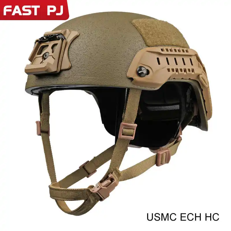 New combat protective helmet ECH high cut fiberglass action version MICH2001 protective paintball helmet