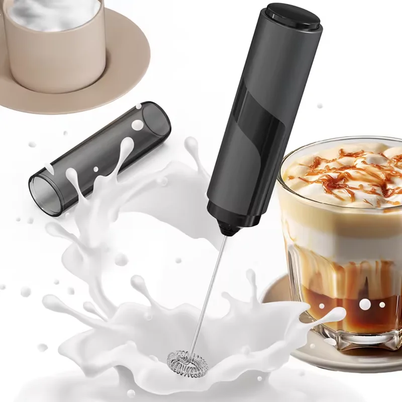 Wireless Milk Foamer Coffee Whisk Mixer Electric Blender Egg Beater Mini Frother Handle Stirrer Cappuccino Maker Cooking Tools - view 3