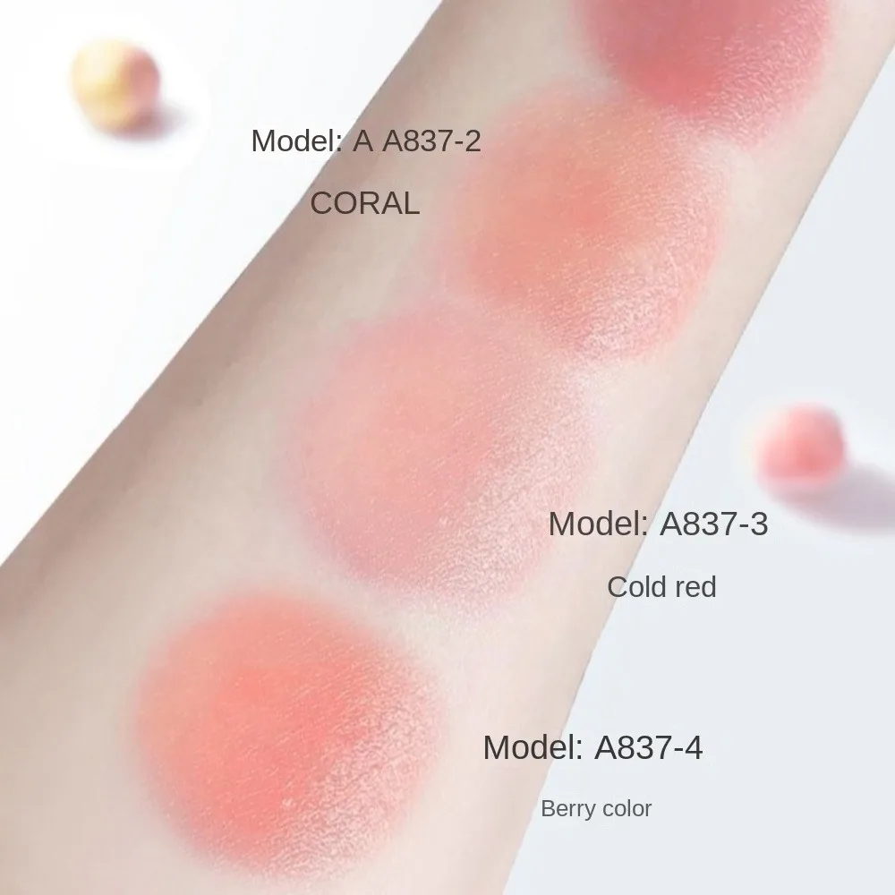 2 STKS 4 Kleuren Multi-Gebruik Lipgloss Matte Afwerking Langdurige Formule Gezichtscontour Rouge Mode 3-in-1 Ontwerp Matte Lip Tint