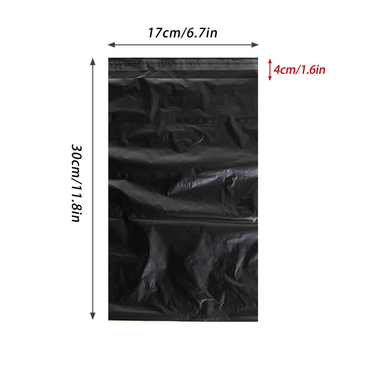 100/300pcs Black Self-seal Courier Mailer Bags Poly Package Express Mailing Envelope for Shipping - Packaging Bags
