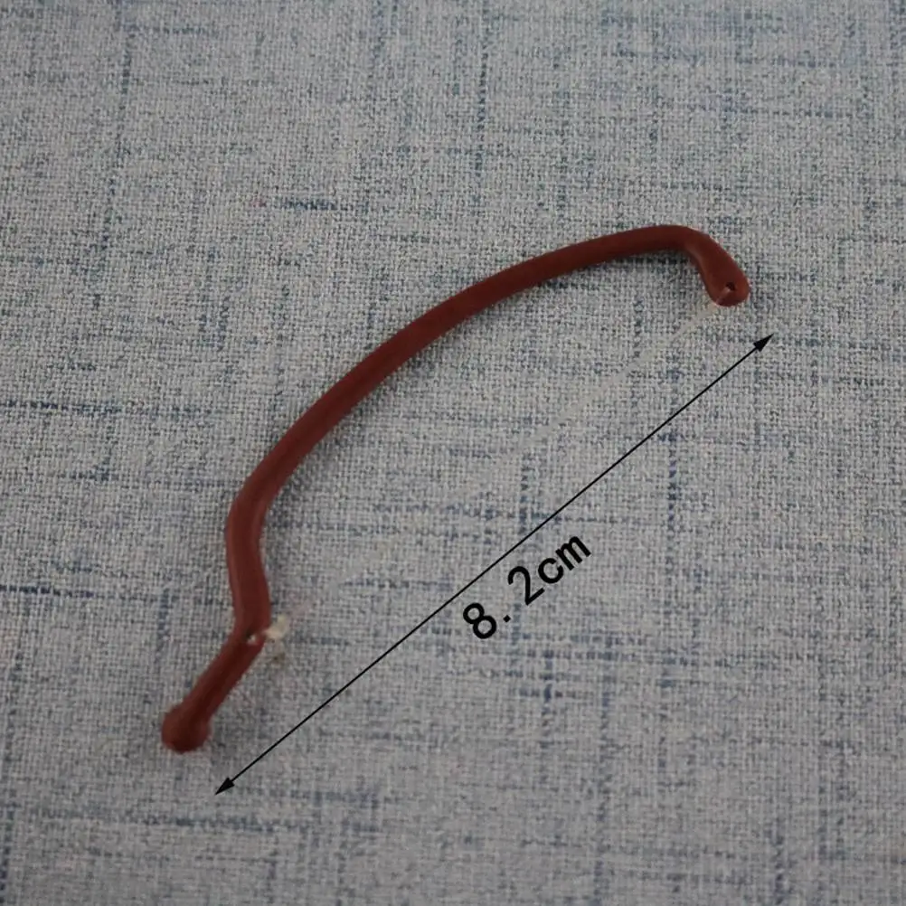 

10 Pcs Kids Wood Grain Violin Pendant Christmas Decoration Hanging Decorations Xmas Ornaments