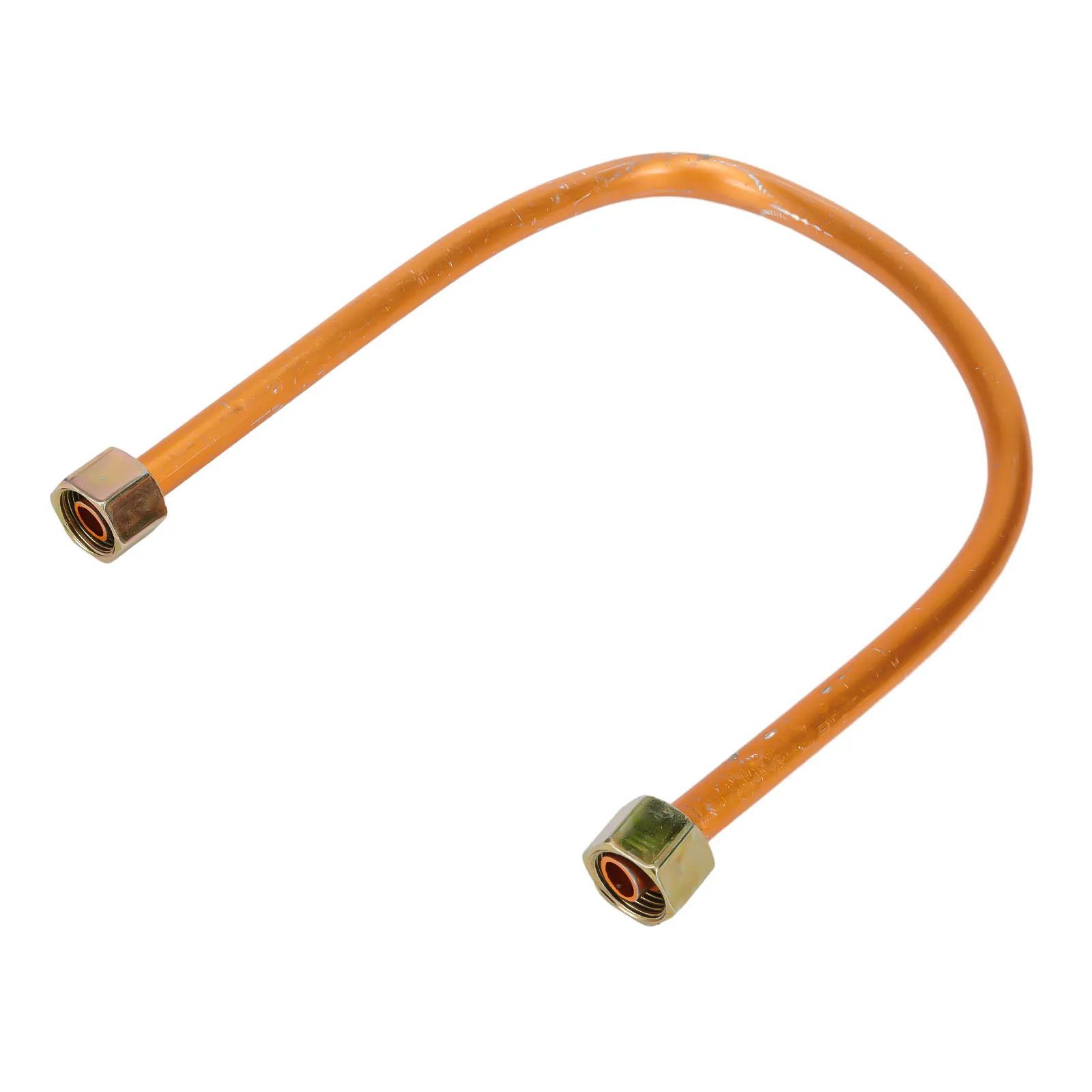Tubo di aspirazione a 7 caratteri di ricambio per tubo del compressore d'aria nuovissimo 10 X 450 mm/0,4 \" X 17,7\"(D * L) Alluminio + Ottone