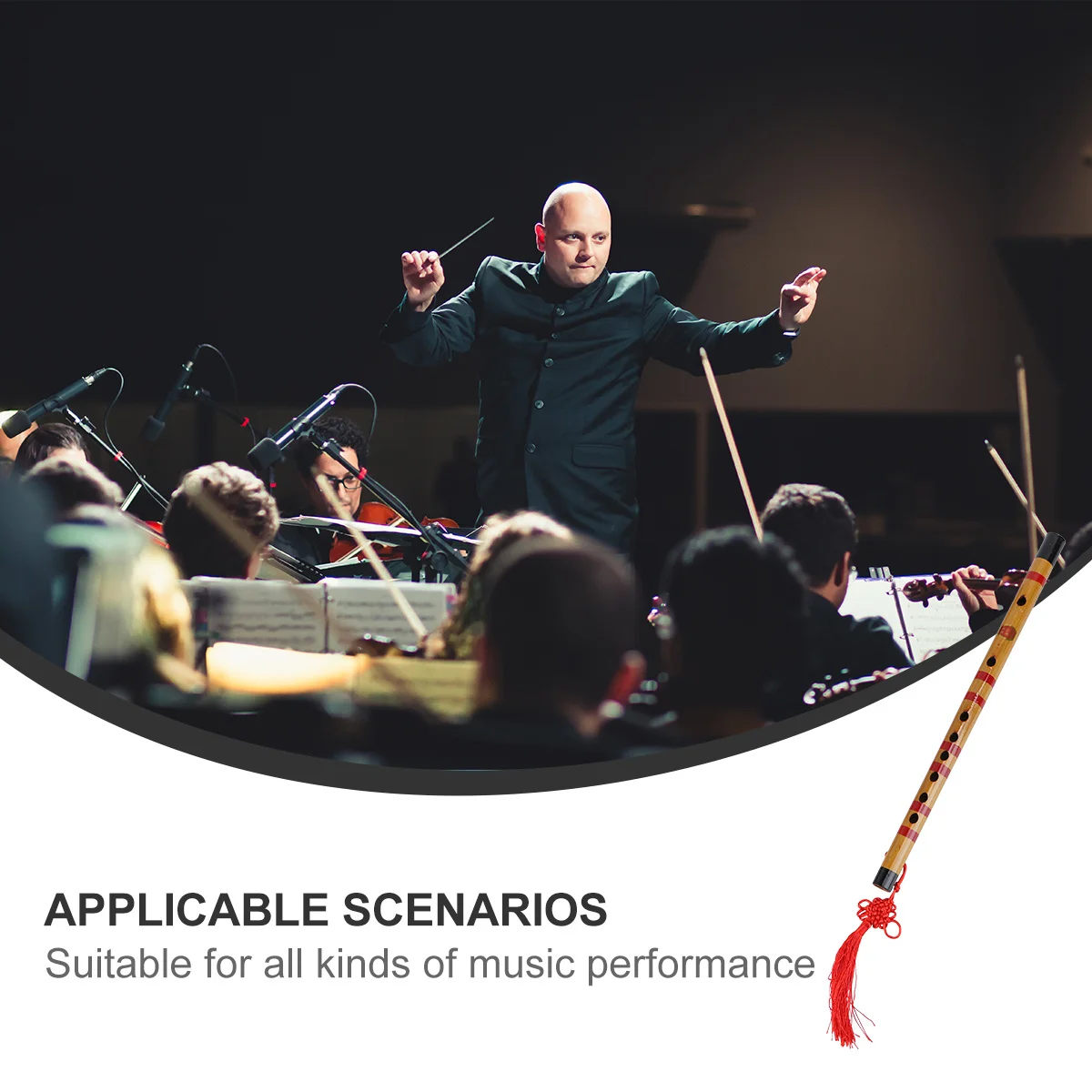 

1Set Bamboo Flute Chinese Traditional Musical Instrument Hand Carved in China Precise Design High Performance for Beginners