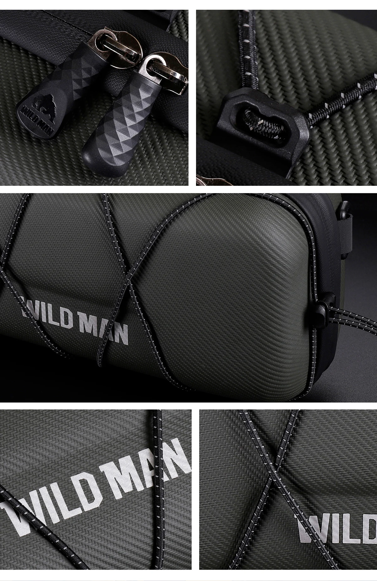WILD MAN BBG154 Fahrrad Lenkertasche EVA Hartschale Regenschutz Aufbewahrung kleiner Zubehörteile – Detail 26