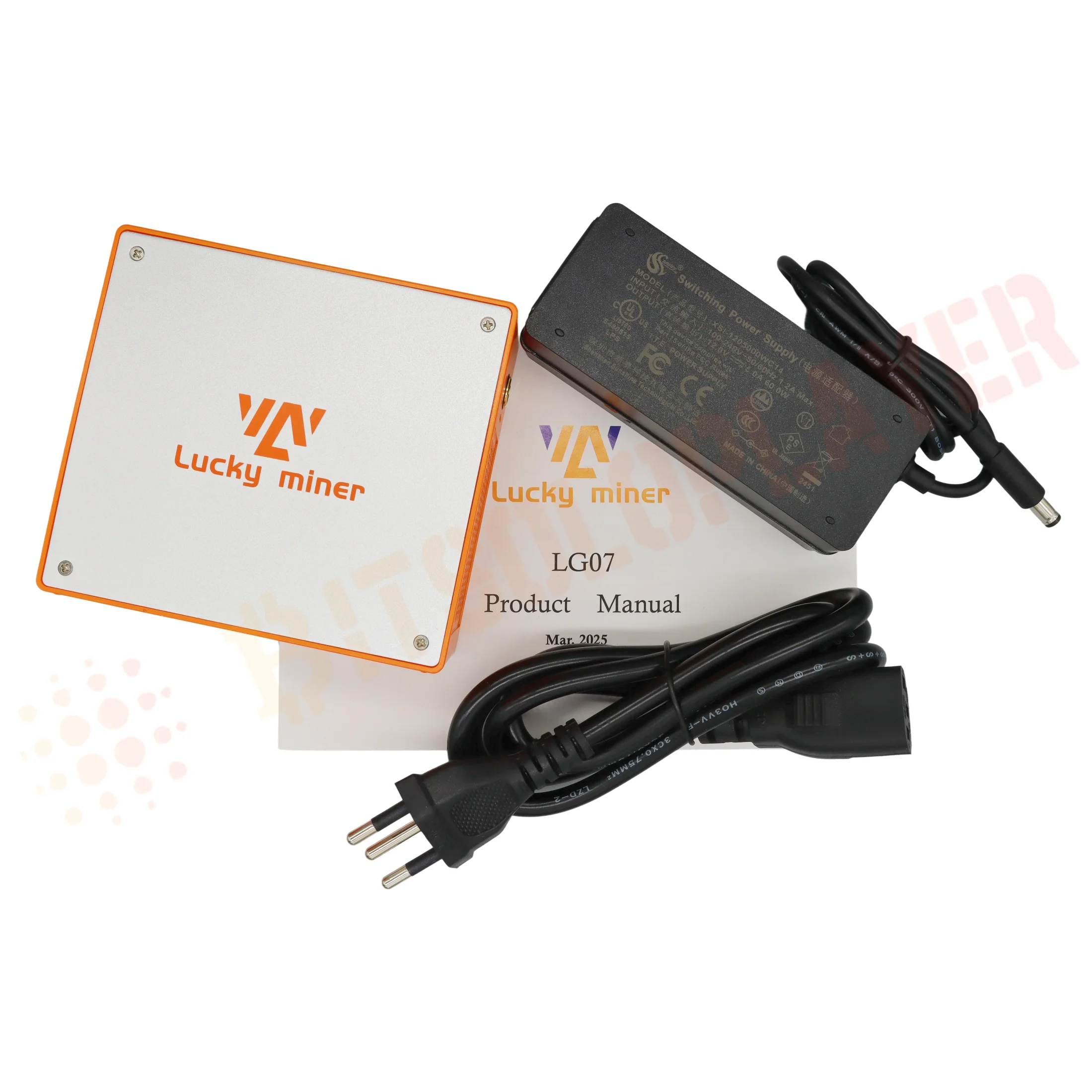 Lucky Miner LG07 bitcoins mijnwerker 11MH/s Asic LTC Miner Asik Mining Crypto Miners Solo Bitcoin DOGE Home mijnwerker Met adapter