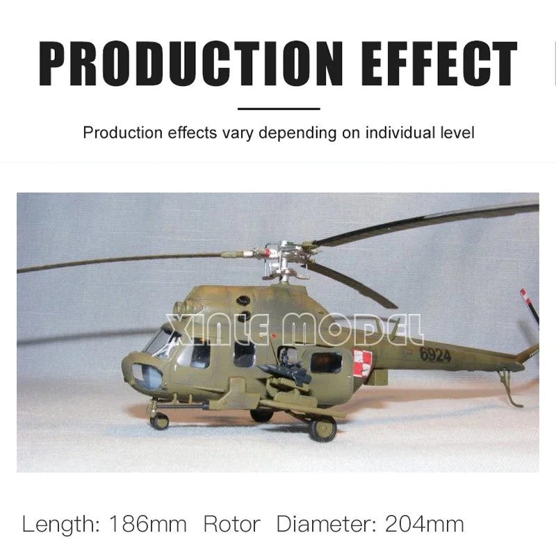 Trumpeter – Kit de modèle d'avion assemblé en plastique, hélicoptère de Transport armé russe Mi-2URN "Armor", 87243 (décent) 1/72