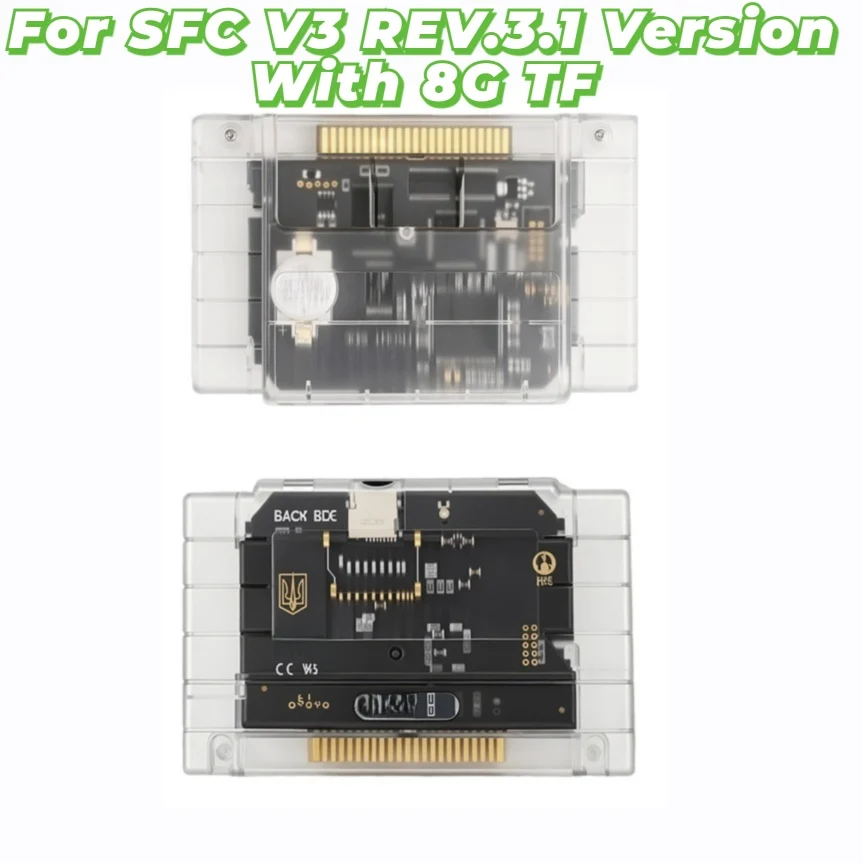 Карта памяти 3000 в 1 для SNES/SFC, V3 REV.3.1, для эмулятора игровой консоли, для JPN/EU/US, игровые аксессуары