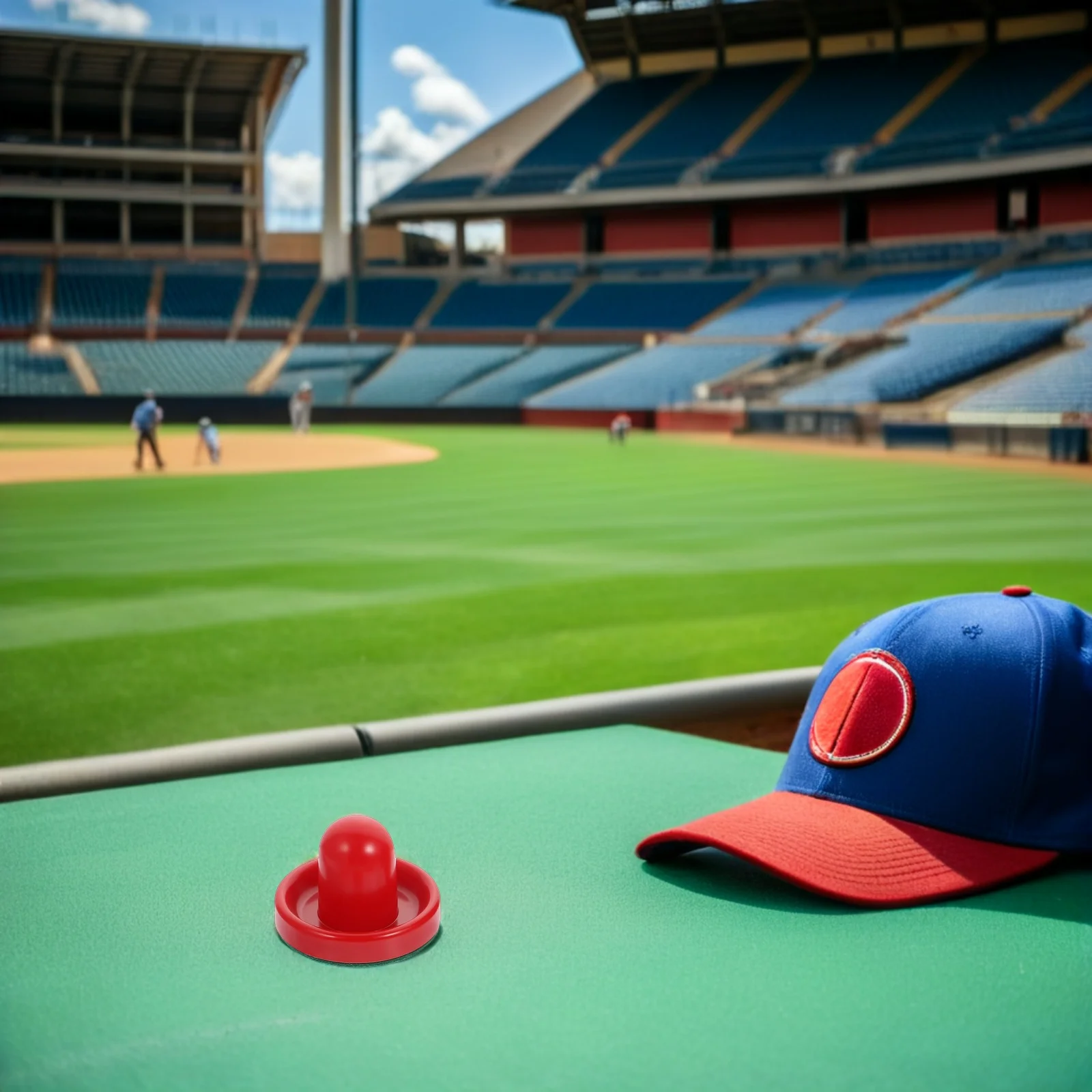 

1Set Ice Hockey Table Replacement Parts Kit Includes Mini Pucks Striker Air Hockey Paddle Set for Kids Table Game