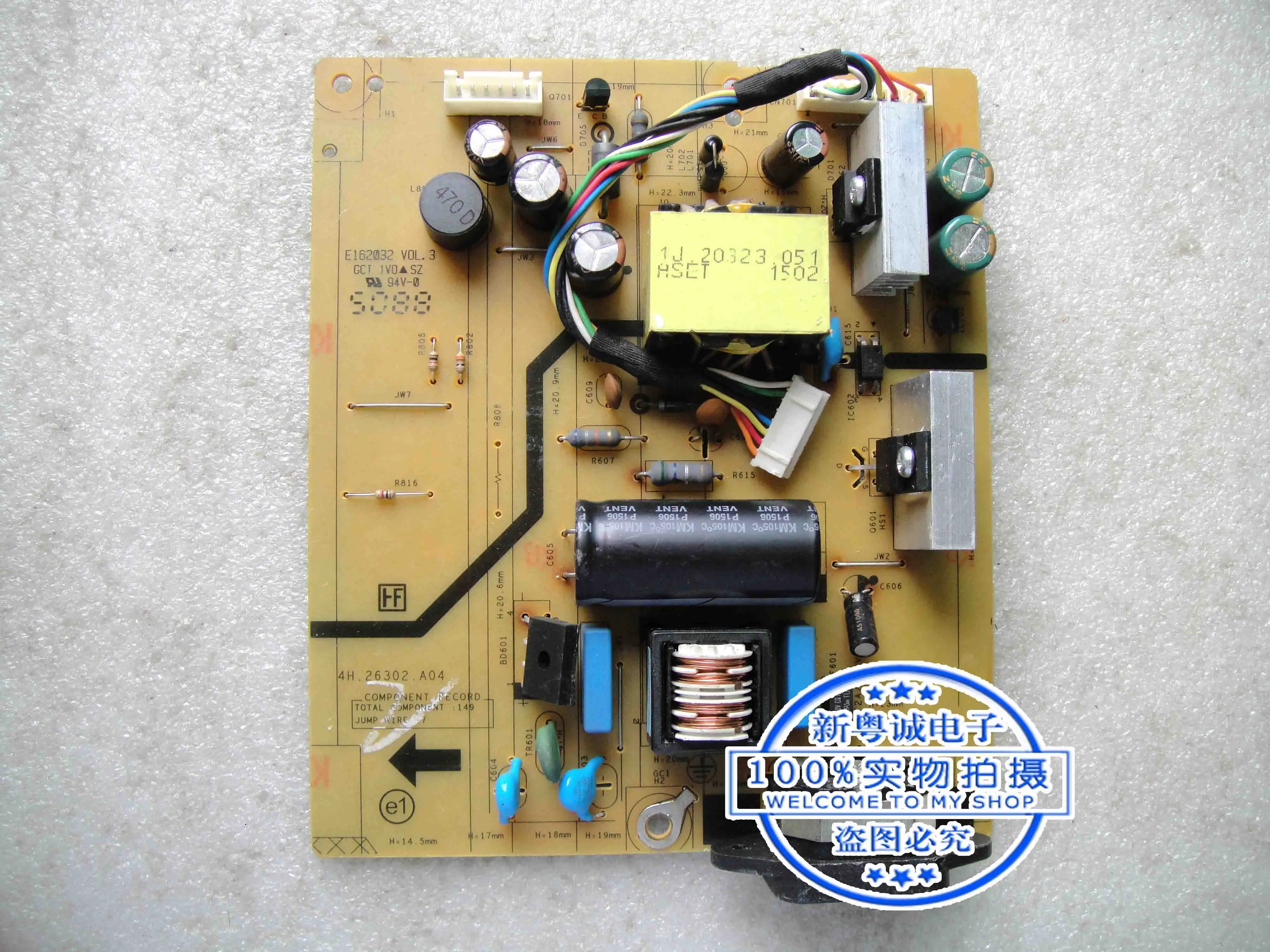 P2214H Power Supply Board high pressure board 4H.26302.A04 screen HR215WU1